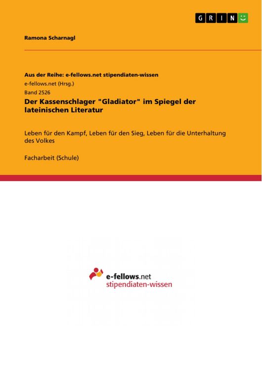 Produktbild: Der Kassenschlager 'Gladiator' im Spiegel der lateinischen Literatur