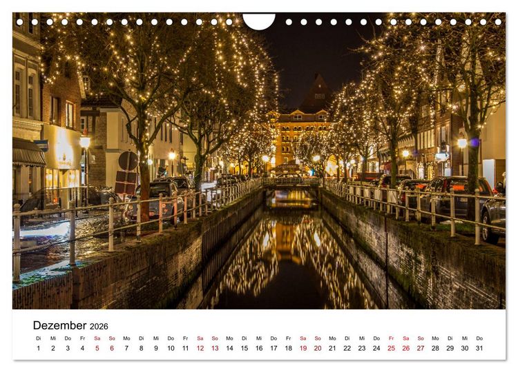 Produktbild: Buxtehude - Eine Perle in Niedersachsen (Wandkalender 2026 DIN A4 quer), CALVENDO Monatskalender