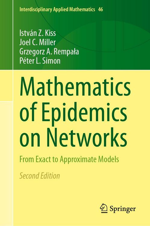 Produktbild: Mathematics of Epidemics on Networks