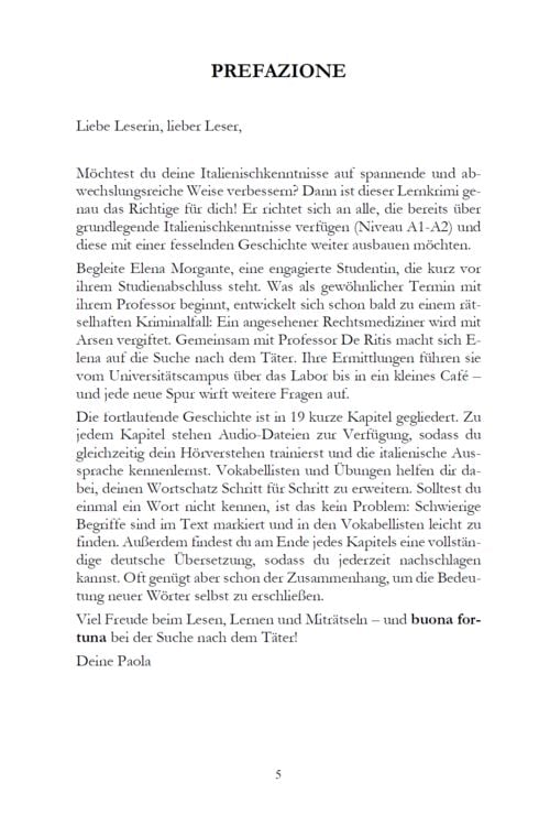 Produktbild: Italiano! Italienisch lernen f&uuml;r Anf&auml;nger | Lernkrimi Italienisch A1-A2 | Un caff&egrave; amaro per il professore | Mit Audios, Vokabeln und &Uuml;bungen