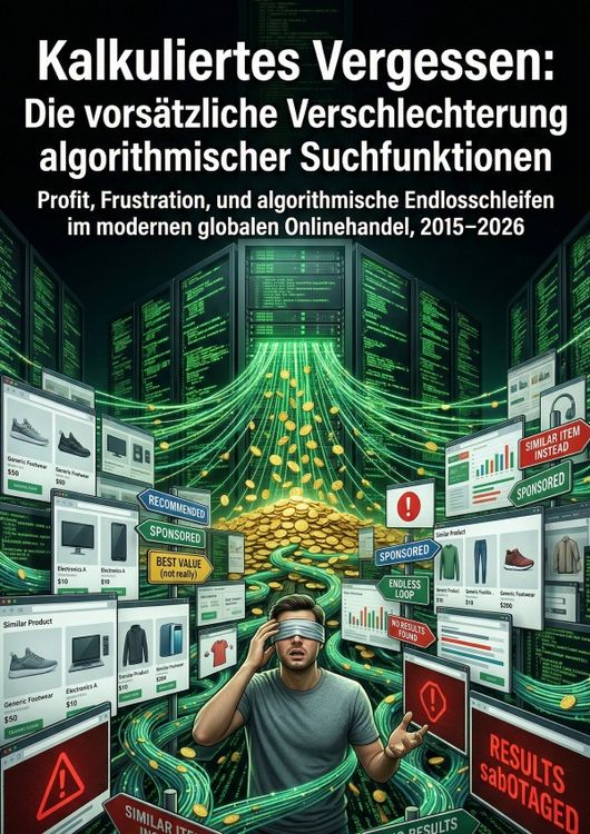 Produktbild: Kalkuliertes Vergessen: Die vors&auml;tzliche Verschlechterung algorithmischer Suchfunktionen