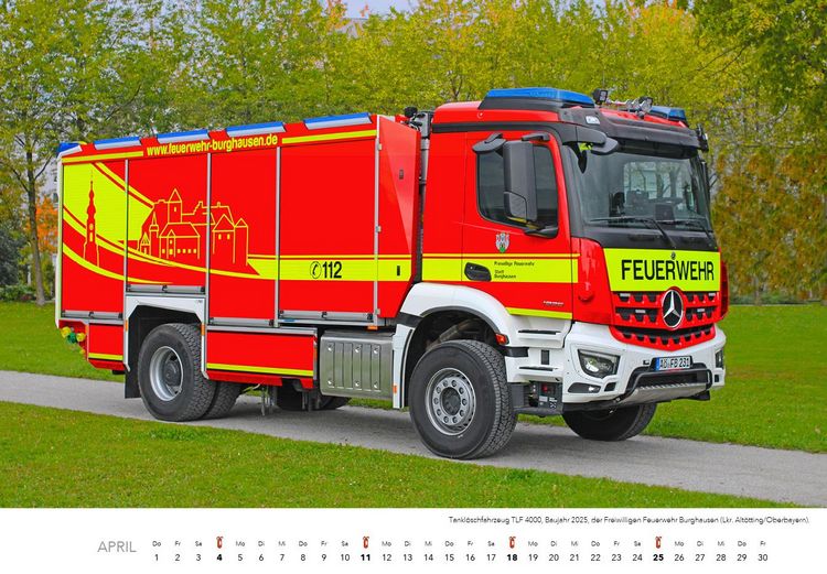 Produktbild: Feuerwehr Kalender 2027 Wandkalender
