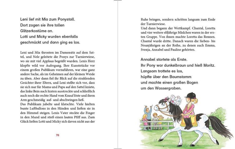 Produktbild: Erst ich ein St&uuml;ck, dann du - Leni & Lotti - Ferien auf dem Ponyhof