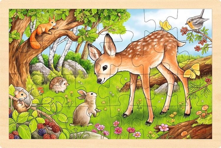 Produktbild: Einlegepuzzle Rehkitz