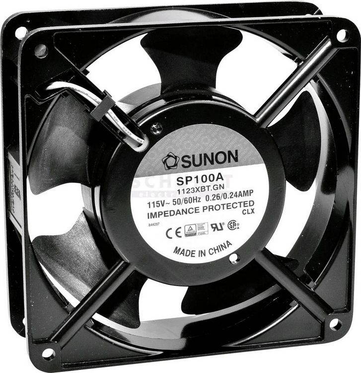 Produktbild: Sunon DP201A2123HBT Axiall&uuml;fter 230 V/AC 147.78 m&sup3;/h (L x B x H) 120 x 120 x 38mm