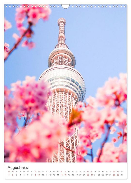 Produktbild: Japan - Die spannende Insel im Pazifik. (Wandkalender 2026 DIN A3 hoch), CALVENDO Monatskalender