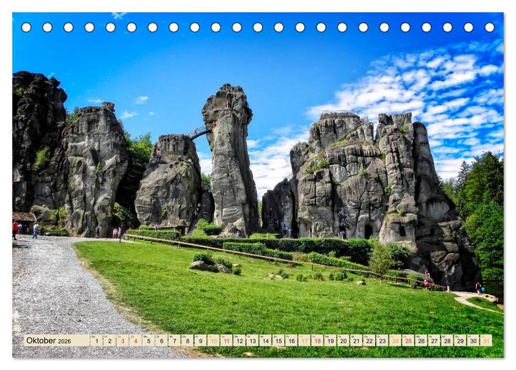 Produktbild: Reise durch Deutschland - Niedersachsen (Tischkalender 2026 DIN A5 quer), CALVENDO Monatskalender