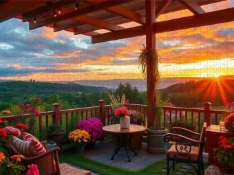 Produktbild: CALVENDO Puzzle Goldene Sonnenunterg&auml;nge nach einem sp&auml;tsommerlichen Herbsttag | 1000 Teile Lege-Gr&ouml;&szlig;e 64x48cm Foto-Puzzle f&uuml;r gl&uuml;ckliche Stunden