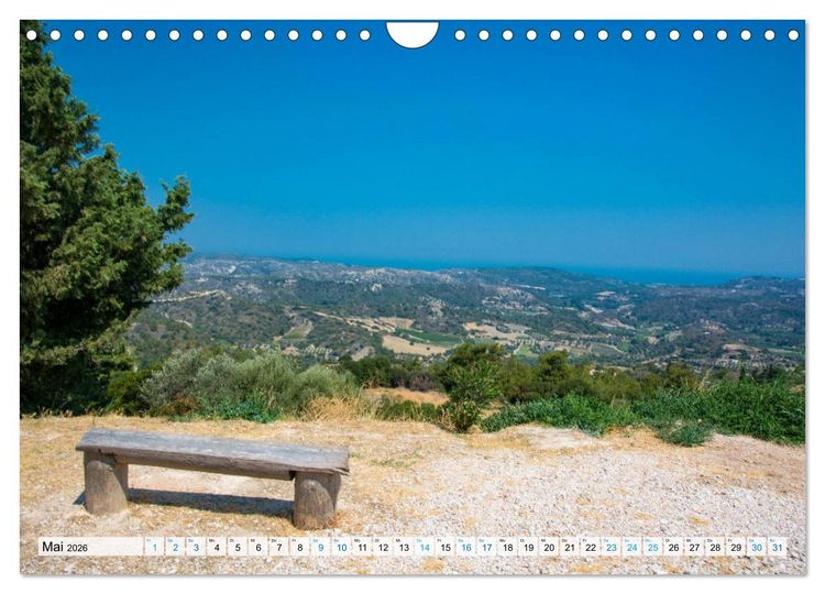 Produktbild: Rhodos - Traumhafter S&uuml;den (Wandkalender 2026 DIN A4 quer), CALVENDO Monatskalender
