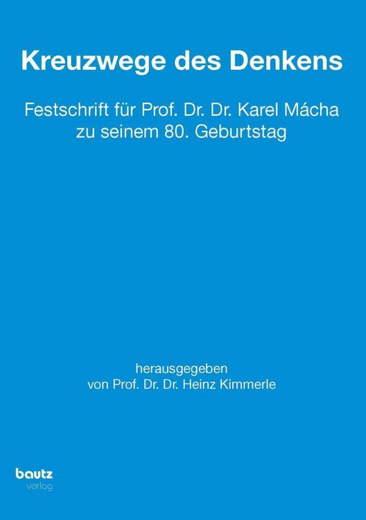 Produktbild: Kreuzwege des Denkens