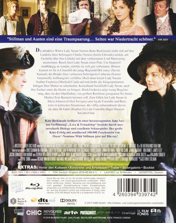 Produktbild: Jane Austen's Love & Friendship