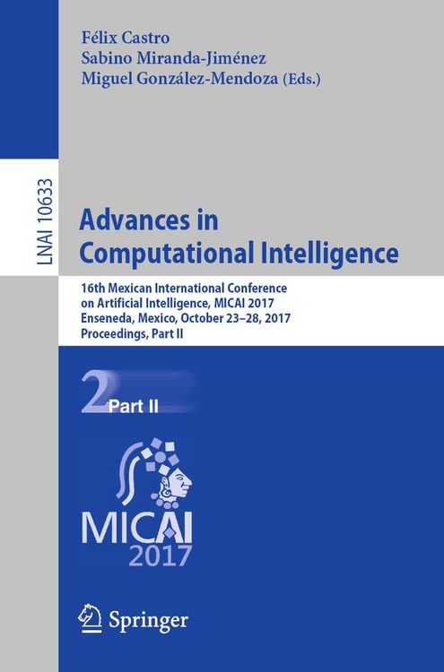 Produktbild: Advances in Computational Intelligence