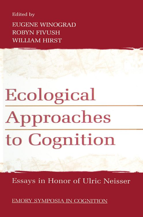 Produktbild: Ecological Approaches to Cognition