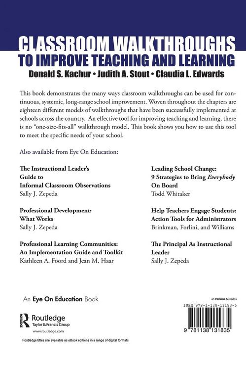 Produktbild: Classroom Walkthroughs To Improve Teaching and Learning