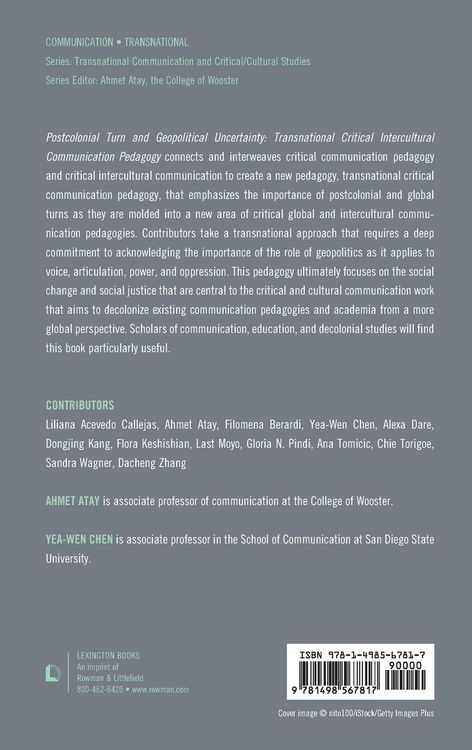Produktbild: Postcolonial Turn and Geopolitical Uncertainty