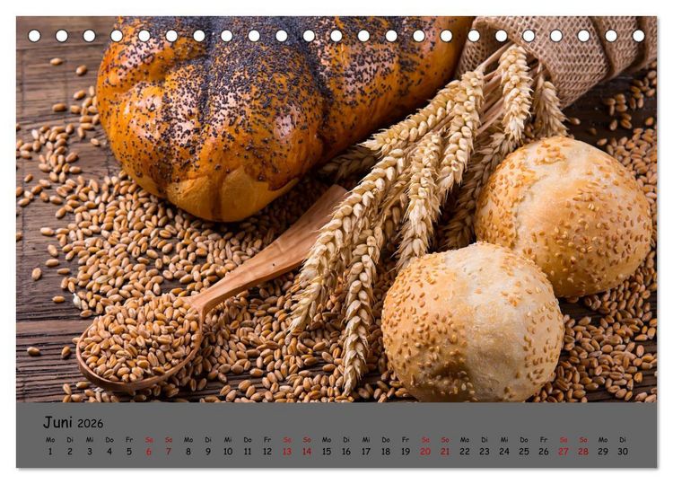 Produktbild: Mein Brotkalender (Tischkalender 2026 DIN A5 quer), CALVENDO Monatskalender