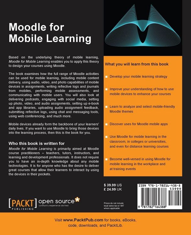 Produktbild: Moodle for Mobile Learning