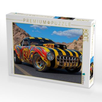 Produktbild: CALVENDO Puzzle Mein Flitzer l&auml;dt schneller als mein Handy | 1000 Teile Lege-Gr&ouml;&szlig;e 64x48cm Foto-Puzzle f&uuml;r gl&uuml;ckliche Stunden