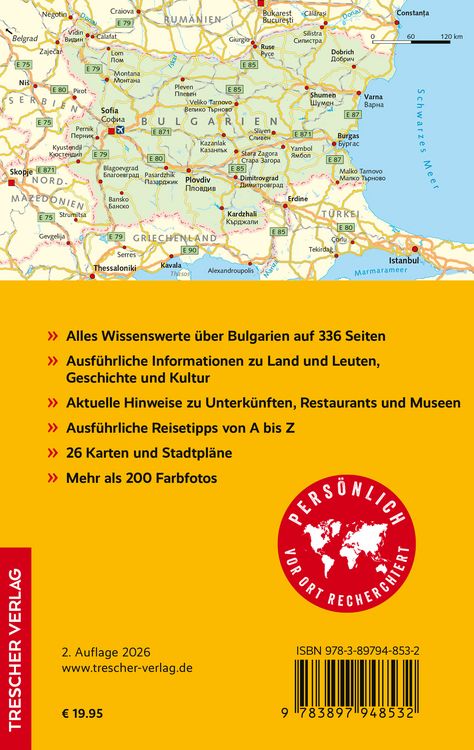 Produktbild: TRESCHER Reisef&uuml;hrer Bulgarien