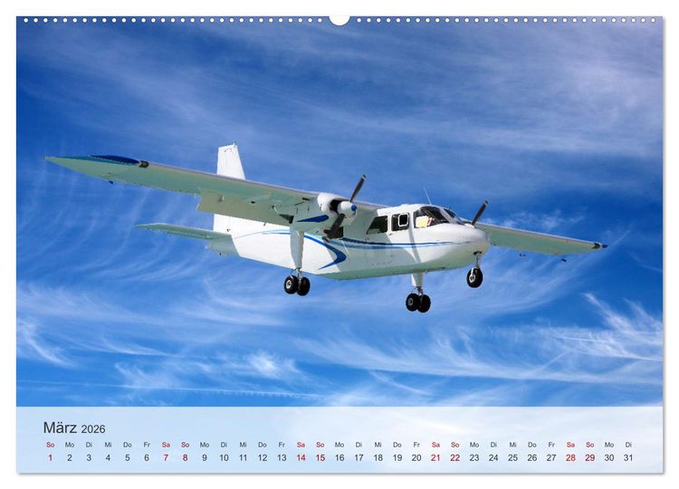 Produktbild: Flugzeuge &uuml;ber den Wolken (Wandkalender 2026 DIN A2 quer), CALVENDO Monatskalender