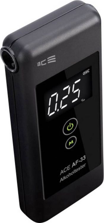 Produktbild: ACE AF-33 Alkoholtester Dunkelgrau 0.00 bis 5.00 &permil; inkl. Display