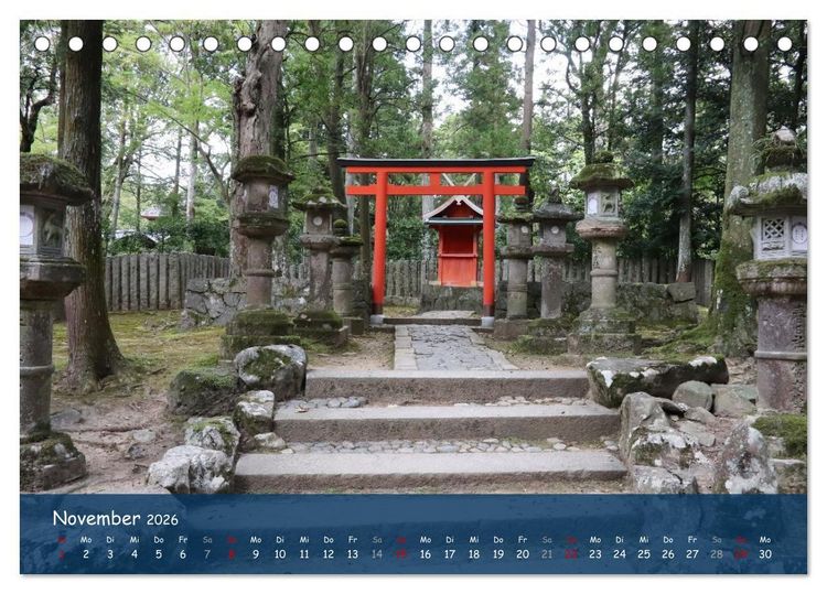 Produktbild: Japan - Impressionen aus dem Land der aufgehenden Sonne (Tischkalender 2026 DIN A5 quer), CALVENDO Monatskalender