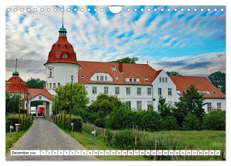 Produktbild: Sehenswertes im S&uuml;den D&auml;nemarks (Wandkalender 2026 DIN A4 quer), CALVENDO Monatskalender