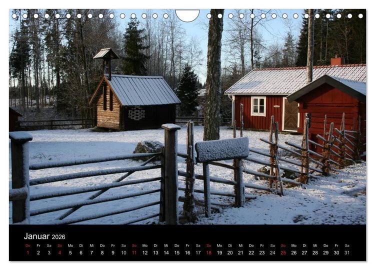 Produktbild: S&uuml;dschweden (Wandkalender 2026 DIN A4 quer), CALVENDO Monatskalender