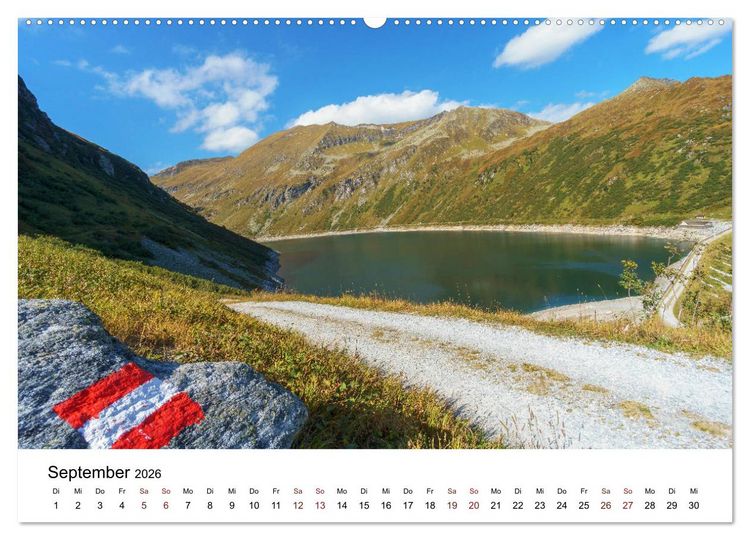 Produktbild: Die Gasteiner Berge Im Sp&auml;tsommer (Wandkalender 2026 DIN A2 quer), CALVENDO Monatskalender