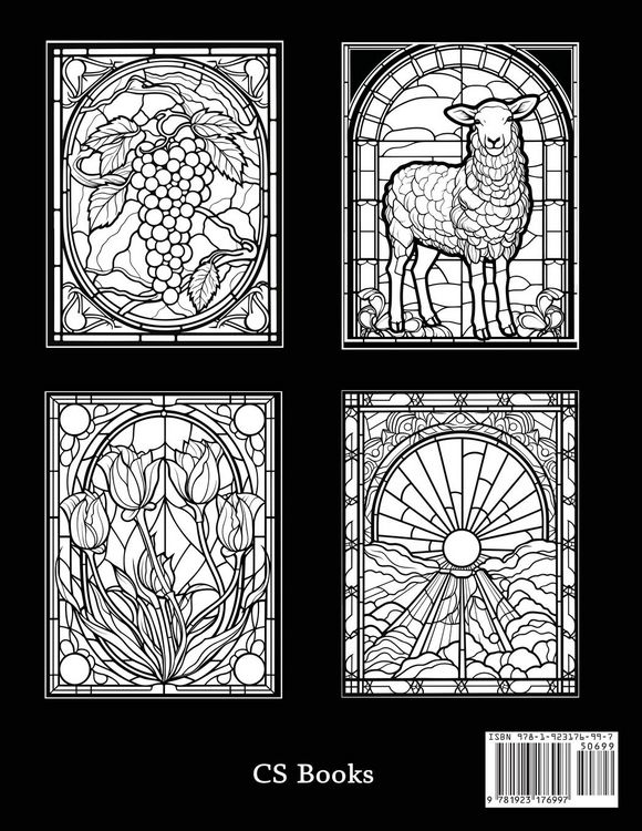 Produktbild: Stained Glass Coloring Book for All Ages