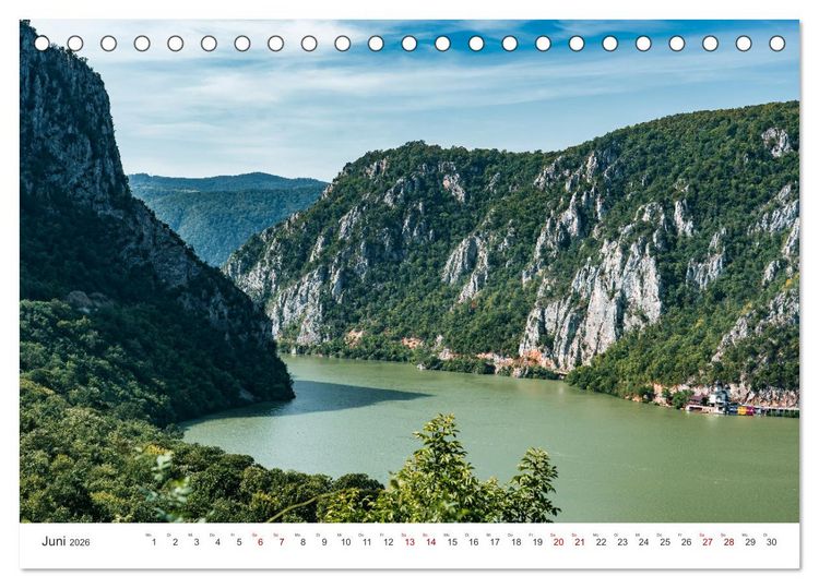 Produktbild: Serbien - Mosaikstein des Balkans (Tischkalender 2026 DIN A5 quer), CALVENDO Monatskalender