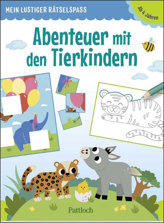 Produktbild: Mein lustiger R&auml;tselspa&szlig; &ndash; Abenteuer mit den Tierkindern