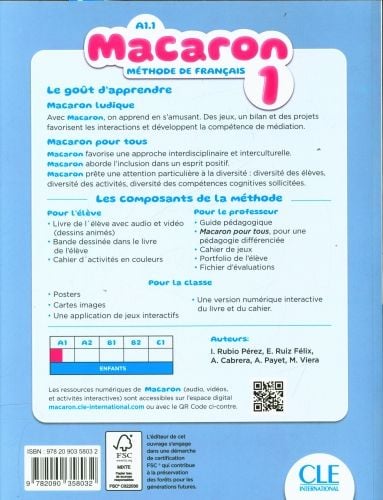 Produktbild: Macaron: Niveau A1.1 - Livre de l'eleve