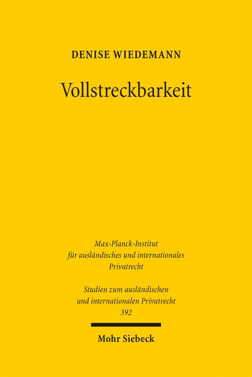 Produktbild: Vollstreckbarkeit