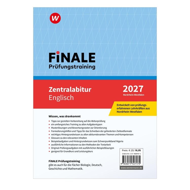 Produktbild: FiNALE Pr&uuml;fungstraining Zentralabitur Nordrhein-Westfalen