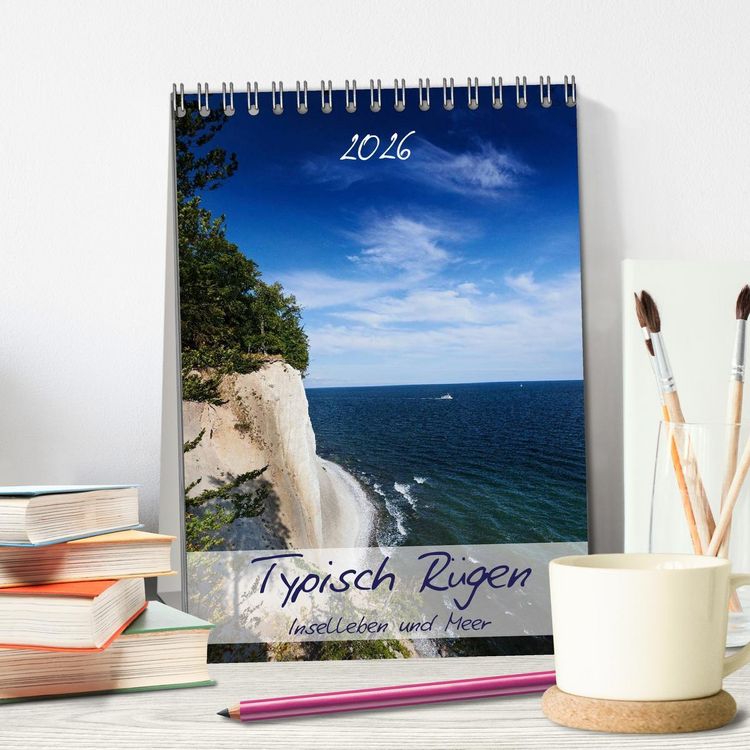 Produktbild: Typisch R&uuml;gen / Planer (Tischkalender 2026 DIN A5 hoch), CALVENDO Monatskalender