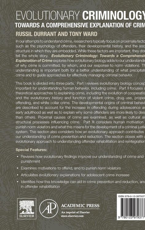 Produktbild: Evolutionary Criminology