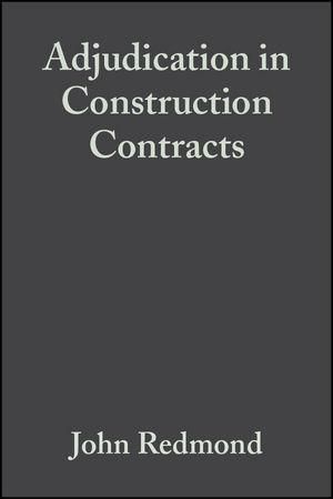 Produktbild: Adjudication in Construction Contracts