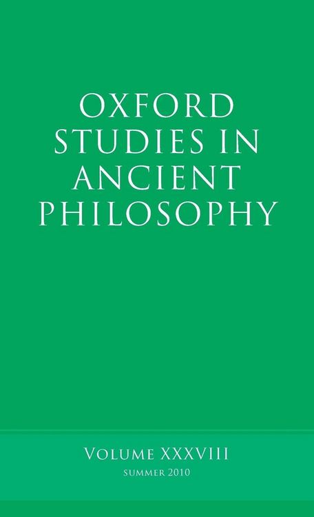Produktbild: Oxford Studies in Ancient Philosophy