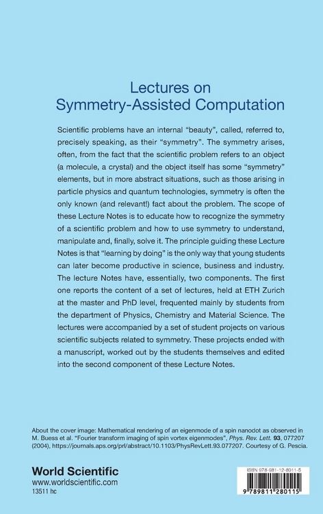 Produktbild: Lectures On Symmetry-Assisted Computation