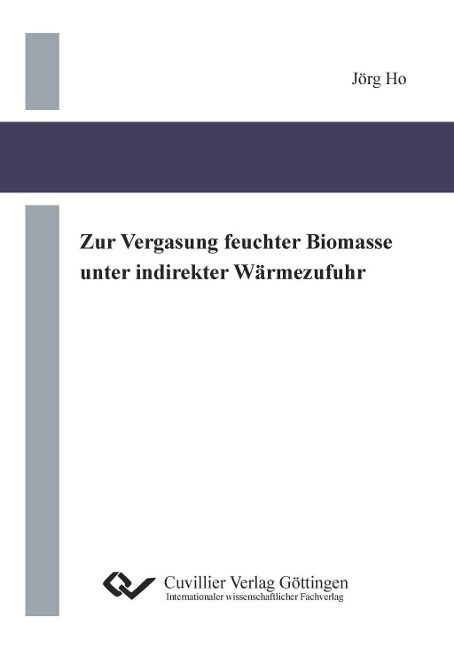 Produktbild: Zur Vergasung feuchter Biomasse unter indirekter W&auml;rmezufuhr
