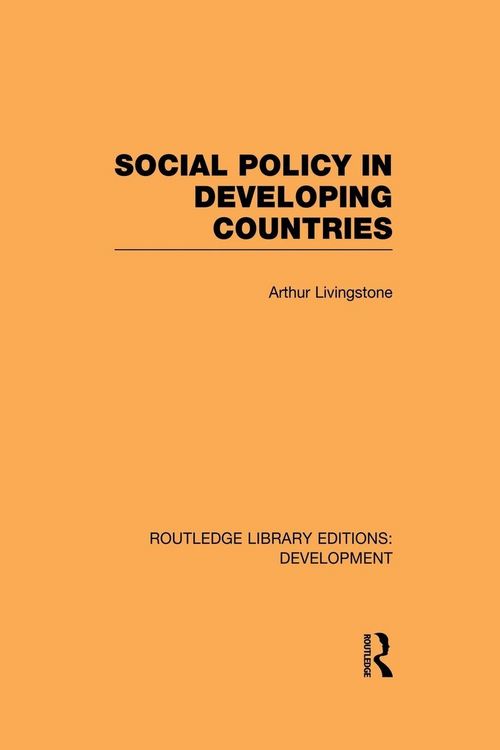 Produktbild: Social Policy in Developing Countries