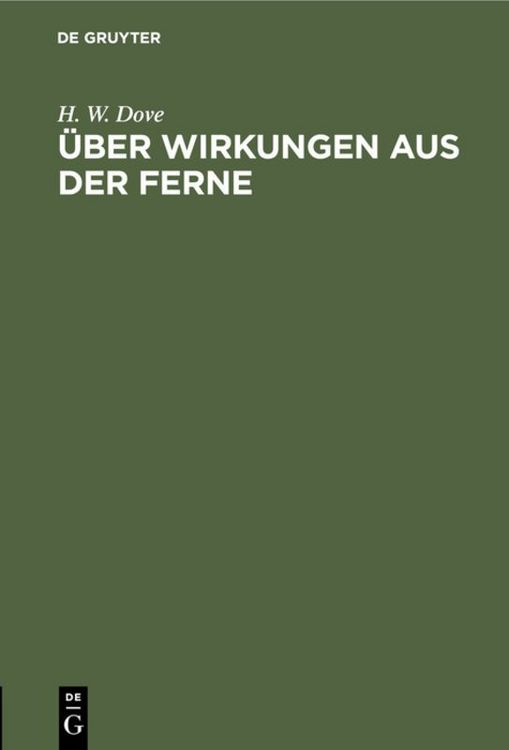 Produktbild: &Uuml;ber Wirkungen aus der Ferne