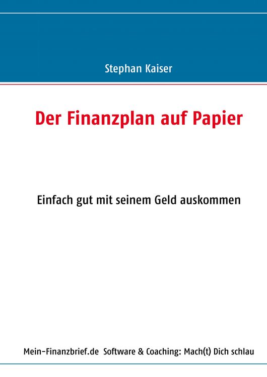Produktbild: Der Finanzplan auf Papier