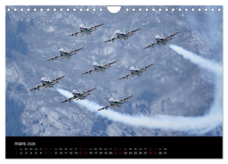 Produktbild: Les Frecce Tricolori (Calendrier mural 2026 DIN A4 vertical), CALVENDO calendrier mensuel