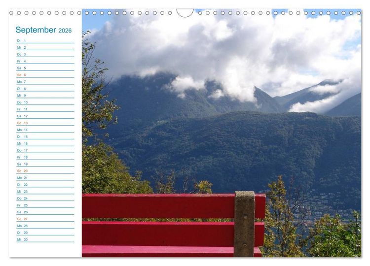 Produktbild: Wundersch&ouml;nes Tessin (Wandkalender 2026 DIN A3 quer), CALVENDO Monatskalender