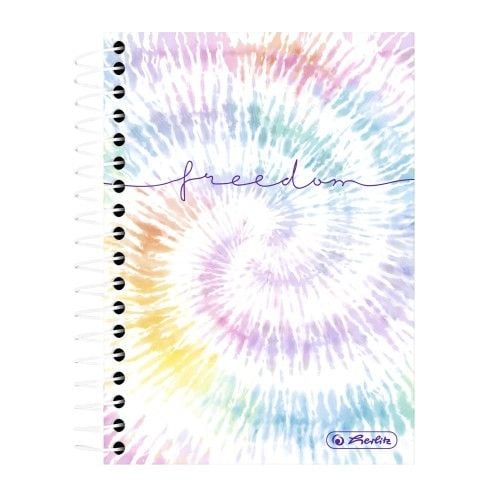 Produktbild: Herlitz Spiralnotizblock 10x14 cm 200 Blatt, New Batik Freedom