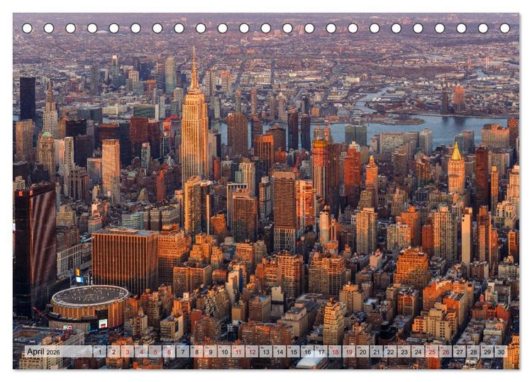 Produktbild: New York - United States of America (Tischkalender 2026 DIN A5 quer), CALVENDO Monatskalender
