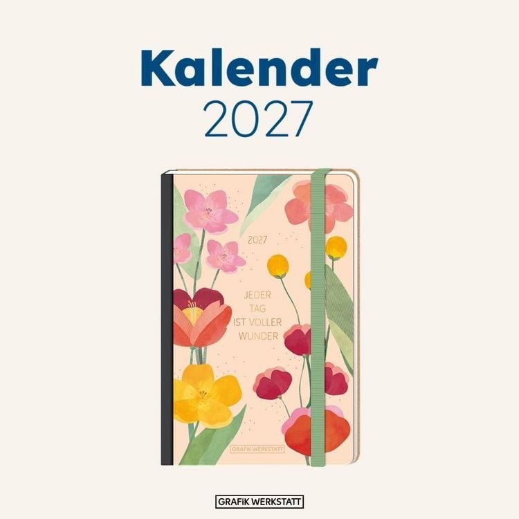 Produktbild: Terminplaner Letterart 2027 Jeder Tag ist voller Wunder