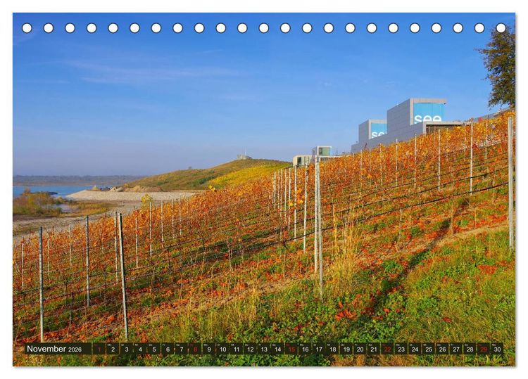 Produktbild: Lausitzer Seenland - Junge Urlaubsregion mit einzigartiger Wasserlandschaft (Tischkalender 2026 DIN A5 quer), CALVENDO Monatskalender